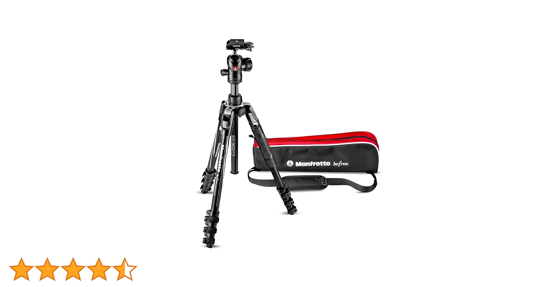 Amazon | ヴァイテック Manfrotto Befreeアドバンス アルミ4段 黒 L